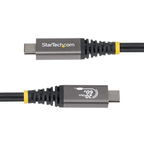 StarTech.com CC10FT20GUSB4CX USB cable USB4 Gen 3x2 118.1" (3 m) USB C 20 Gbit/s 60 W Black
