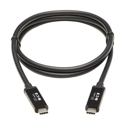 Tripp Lite MTB3-01M5-5A-B Thunderbolt cable 59.1" (1.5 m) 20 Gbit/s Black