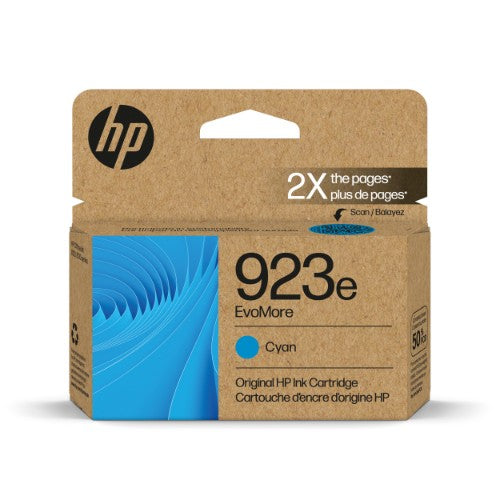HP 923e EvoMore Cyan Original Ink Cartridge