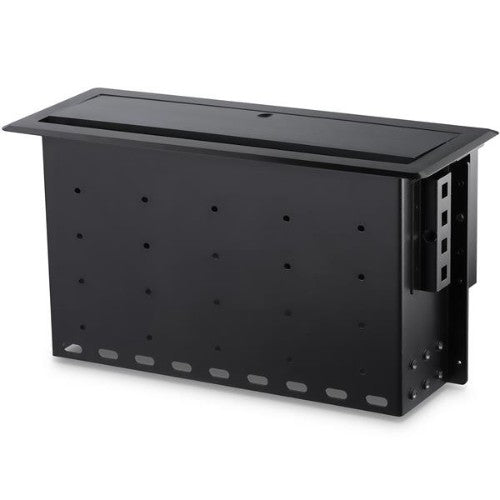 StarTech.com BOX4MODULE cable organizer Desk Cable box Black 1 pc(s)
