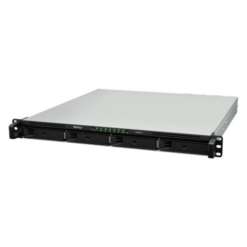 Synology RackStation RS826RP+ NAS/storage server Rack (1U) AMD Ryzen V1500B 4 GB DDR4 0 TB DiskStation Manager Black, Gray