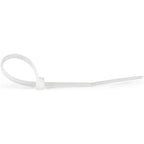 StarTech.com CBMZT4N cable tie Releasable cable tie Nylon, Plastic White 100 pc(s)