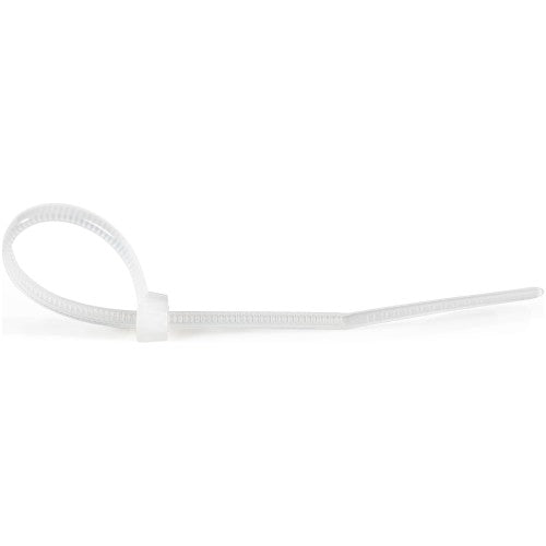StarTech.com CBMZT4NK cable tie Releasable cable tie Nylon, Plastic White 1000 pc(s)