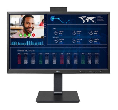 LG 24CQ650I-6N All-in-One PC/workstation Intel® Celeron® N5105 23.8" 1920 x 1080 pixels All-in-One thin client 4 GB 16 GB eMMC Wi-Fi 6 (802.11ax) Black