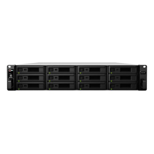 Synology RX1217RP disk array Rack (2U) Black, Gray