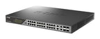 D-Link DSS-200G-28MP network switch Managed L2 Gigabit Ethernet (10/100/1000) Power over Ethernet (PoE) 1U Gray
