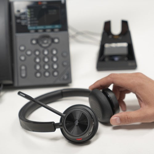 HP Poly Voyager 4320-M Microsoft Teams Certified USB-A Headset +BT700 dongle TAA