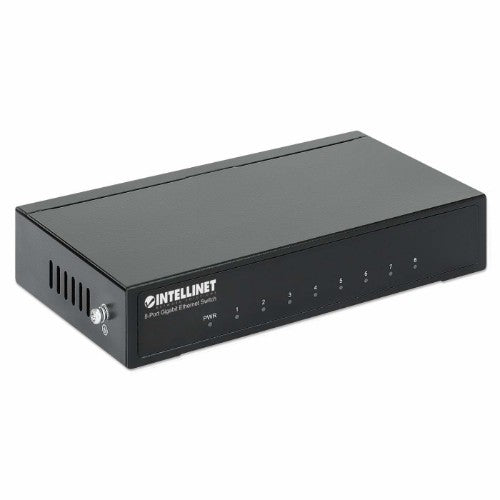 Intellinet 530347 network switch Gigabit Ethernet (10/100/1000) Black
