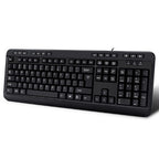 Adesso AKB-132HB keyboard Universal USB QWERTY US English Black
