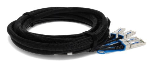 AddOn Networks ADD-QMXSCI-PDAC1M InfiniBand/fibre optic cable 39.4" (1 m) QSFP+ 4x SFP+ DAC Black, Stainless steel