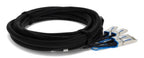 AddOn Networks ADD-QMXSCI-PDAC1M InfiniBand/fibre optic cable 39.4" (1 m) QSFP+ 4x SFP+ DAC Black, Stainless steel