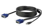 StarTech.com RKCONSUV10 KVM cable Black 118.1" (3 m)