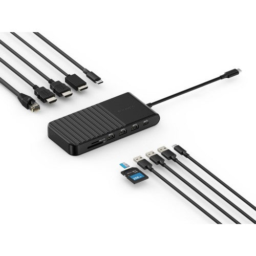Kensington K34040WW laptop dock/port replicator Wired USB 3.2 Gen 2 (3.1 Gen 2) Type-C Black