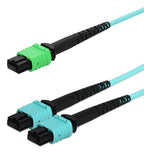 AddOn Networks ADD-16FAMPO-2MPO3M5OM4 InfiniBand/fibre optic cable 118.1" (3 m) MPO-16 2x MPO OFNR Aqua color, Black, Green