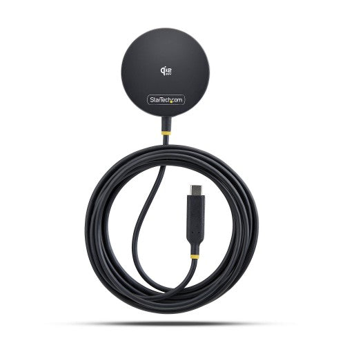 StarTech.com 1PB-WIRELESS-CHARGER mobile device charger Smartphone Black USB Wireless charging Indoor