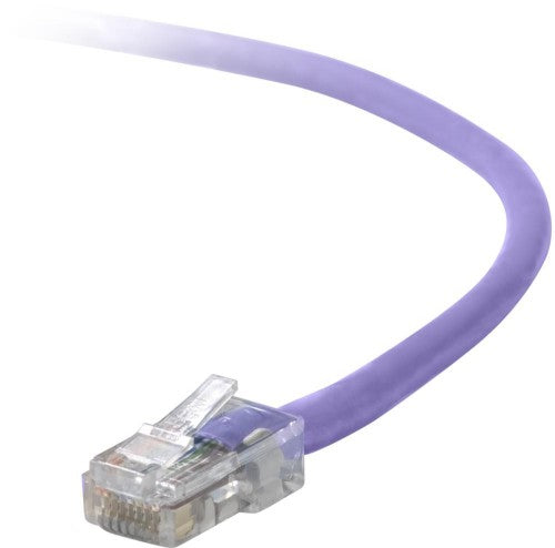 Belkin Cat5e, 2ft, 1 x RJ-45, 1 x RJ-45, Purple networking cable 23.6" (0.6 m)