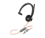 HP Poly Blackwire 3310 Headset +USB-C/A Adapter TAA