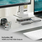 ALOGIC Fusion Pro TOUR Wired USB 3.2 Gen 1 (3.1 Gen 1) Type-C Gray