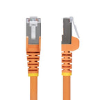 StarTech.com NLOR-14F-CAT6A-PATCH networking cable Orange 169.3" (4.3 m) S/FTP (S-STP) Round