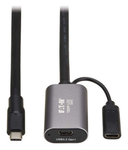 Eaton U330-15M-C2C-C USB cable USB 3.2 Gen 1 (3.1 Gen 1) 590.6" (15 m) USB C 2 x USB C Black, Gray