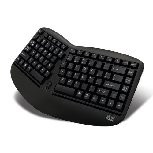 Adesso Tru-Form Media 1150 keyboard Mouse included Universal RF Wireless QWERTY English Black