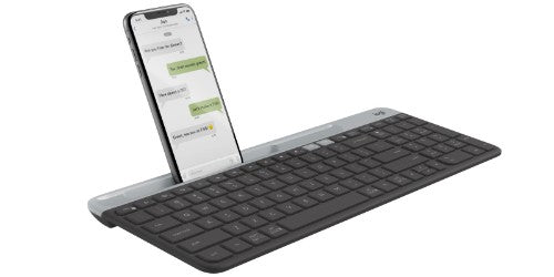 Logitech 920-011479 keyboard Universal RF Wireless + Bluetooth English Graphite