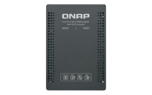 QNAP QDA-A2MAR storage drive enclosure SSD enclosure Black M.2
