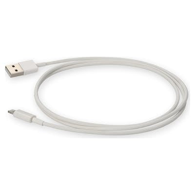 AddOn Networks USB2LGTSL1MW lightning cable 39.4" (1 m) White