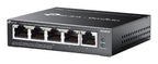 TP-Link Omada ES205G Managed Gigabit Ethernet (10/100/1000) Power over Ethernet (PoE) Black