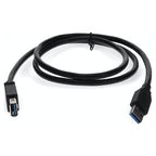 AddOn Networks USB3EXTAA15-AO USB cable 179.9" (4.57 m) USB A Black