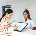 ALOGIC Clarity Fold Touch computer monitor 27" 3840 x 2160 pixels 4K Ultra HD Touchscreen Black, Silver