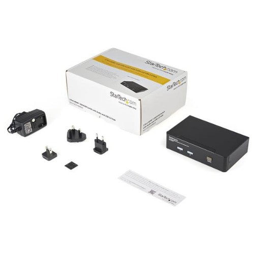 StarTech.com SV231HDMIUA KVM switch Black