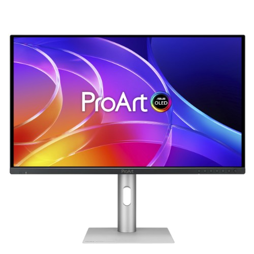 ASUS ProArt OLED PA279CDV computer monitor 26.5" 3840 x 2160 pixels 4K Ultra HD QD-OLED Black, Silver