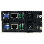 StarTech.com ET90110WDM2 network media converter 200 Mbit/s 1310 nm Single-mode Black