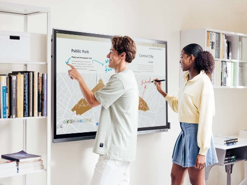 Viewsonic IFP7562 signage display Interactive flat panel 75" LED Wi-Fi 350 cd/m² 4K Ultra HD Black Touchscreen Built-in processor Android