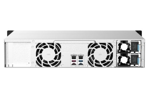 QNAP TS-1273AU-RP-8G NAS Rack (2U) Ryzen Embedded V1500B 8 GB DDR4 0 TB QNAP QTS Aluminum, Black