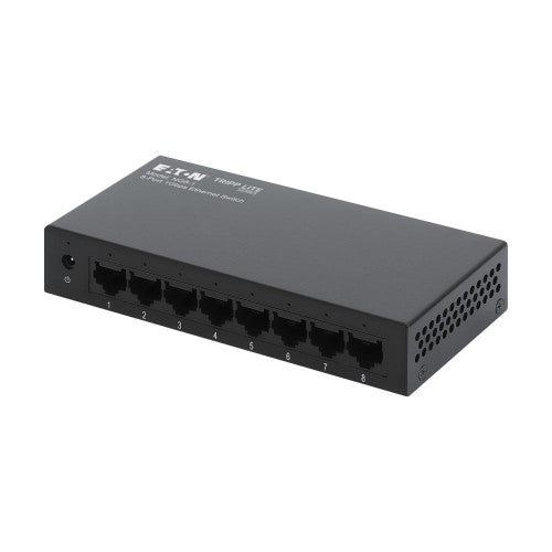 Eaton NG8-1 network switch Unmanaged Gigabit Ethernet (10/100/1000) Desktop/Wall-Mounting Black