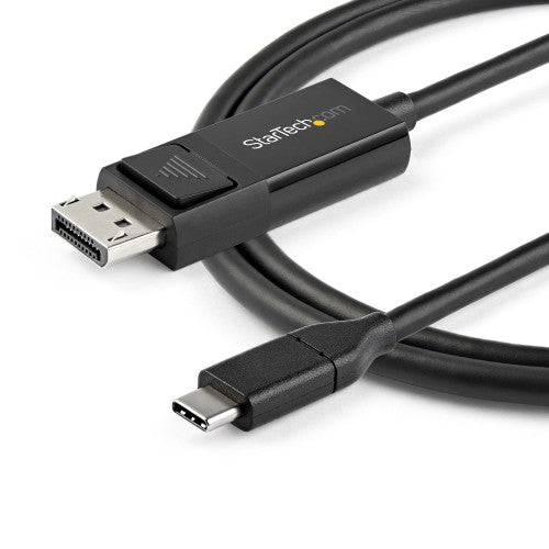 StarTech.com CDP2DP2MBD video cable adapter 78.7" (2 m) USB Type-C DisplayPort Black