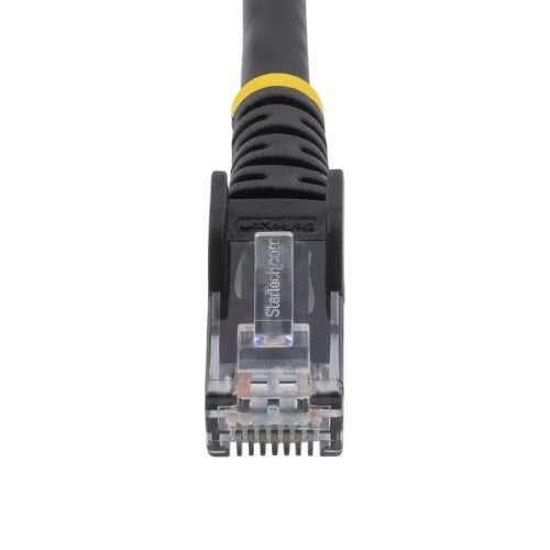 StarTech.com N6LPATCH6INBK networking cable Black 5.91" (0.15 m) Cat6 U/UTP (UTP) Round