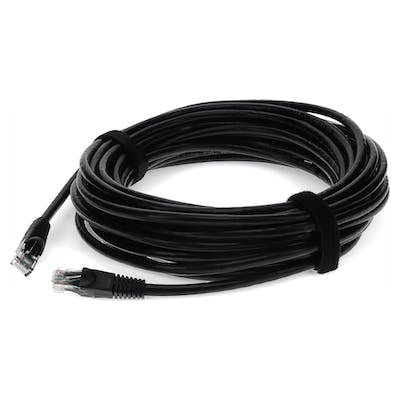 AddOn Networks ADD-18FCAT6-BK networking cable Black 192.9" (4.9 m) Cat6 U/UTP (UTP)