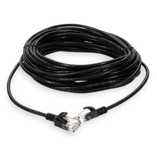 AddOn Networks ADD-30FSLCAT6NB-BK networking cable Black 359.8" (9.14 m) Cat6 U/UTP (UTP)