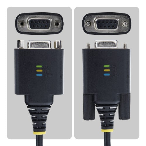 StarTech.com 1P6FFCN-USB-C-SERIAL serial cable Black 78.7" (2 m) USB Type-C RS-232