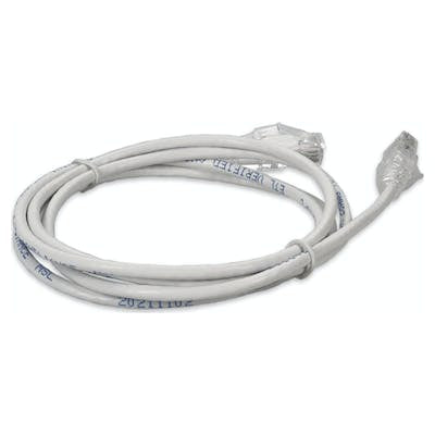 AddOn Networks ADD-7FSLCAT6A-WE networking cable White 83.9" (2.13 m) Cat6a U/UTP (UTP) Round