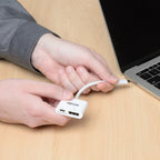 Tripp Lite U444-06N-DP-C USB graphics adapter White