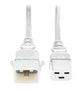 Eaton P036-E03-AWH-6 power cable White 35.4" (0.9 m) C20 coupler C19 coupler