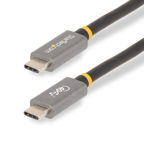 StarTech.com CC1M-40G-USB-CABLE USB cable USB4 Gen 2x2 39.4" (1 m) USB C 40 Gbit/s 100 W