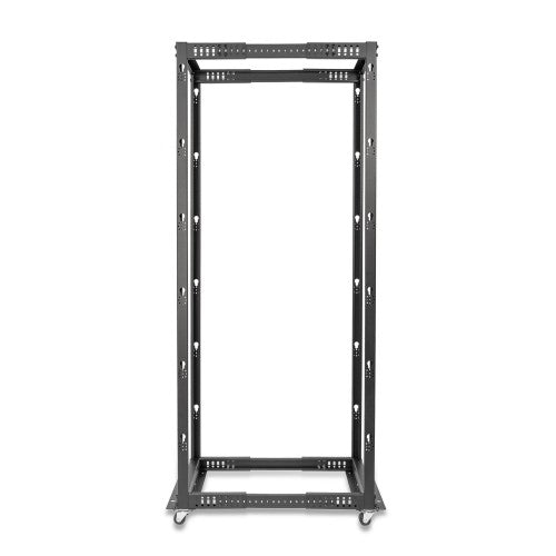 Rocstor Y10E025-B1 rack cabinet 42U Freestanding rack Black