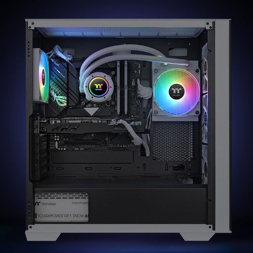 Thermaltake TH120 V2 ARGB Processor Liquid cooling kit 4.72" (12 cm) White 1 pc(s)