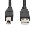 StarTech.com 15m USB 2.0, M/M USB cable 590.6" (15 m) USB A USB B 0.48 Gbit/s Aluminum, Black