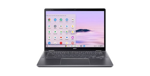 Acer Chromebook CPE594-1N-38A1 Intel® Core™ i3 100U 14" Touchscreen WUXGA 16 GB LPDDR5x-SDRAM 256 GB SSD Wi-Fi 6E (802.11ax) ChromeOS Gray